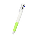 クリップオンG3色ボールペンホワイト ライトグリーン 無料のし袋