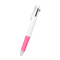 クリップオンG3色ボールペンホワイト ピンク 無料のし袋