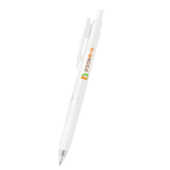 サラサクリップホワイトボールペン　ホワイト　フルカラー印刷　無料のし袋付き