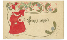 １９００年～１９３０年頃のフランスの年賀状