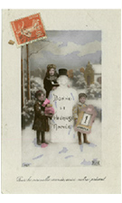 １９００年～１９３０年頃のフランスの年賀状