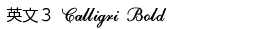 英文3 Calligri